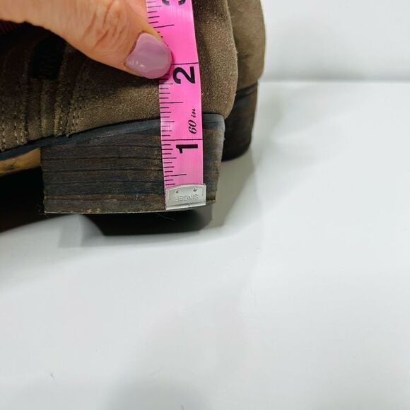 Seychelles Taupe Brown Suede Ankle Boots - Picture 9 of 9